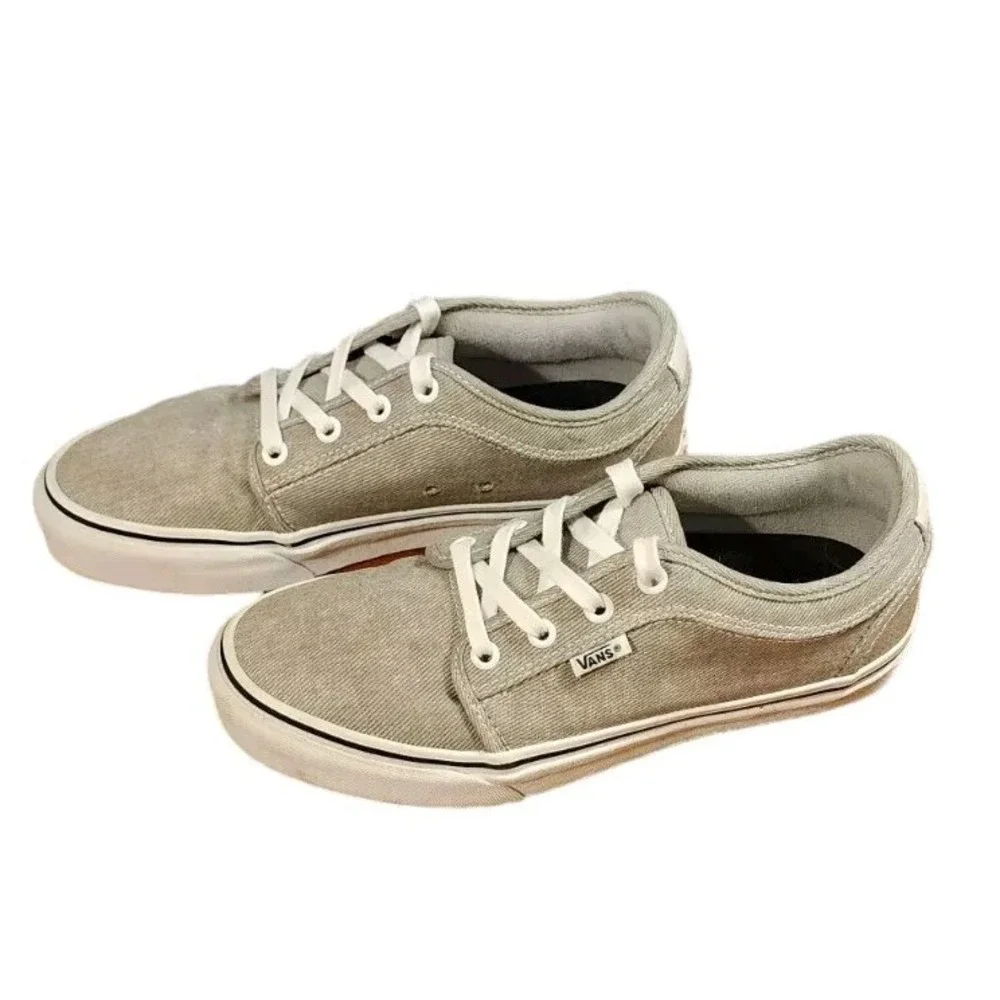 Vans Chukka Low Denim Gray Men's Size 6 VGC Lace-up Sneakers‎ Tennis Shoes